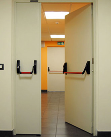 Πόρτα Πυράντοχη Μεταλλική Δίφυλλη