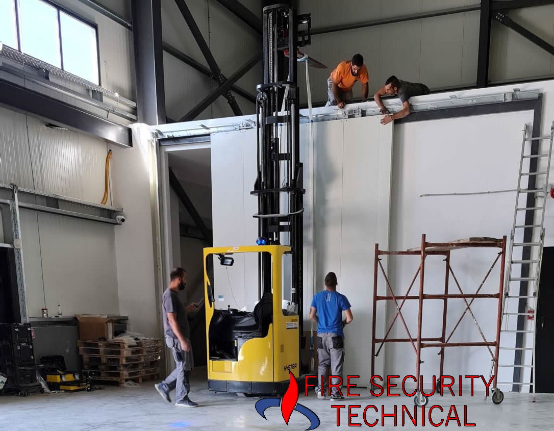 Πυράντοχη Συρόμενη Πόρτα Ei120' προμήθεια και τοποθέτηση