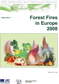 Έκθεση για τις πυρκαγιές στην Ευρώπη το 2008